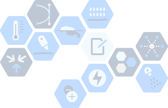 Honeycomb icons illustration